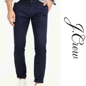 J Crew Men’s 36X30 Navy The Sutton Straight Fit Broken-In Chino Pant